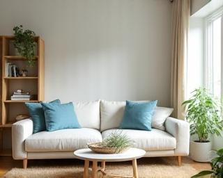 Freshly cleaned living room